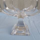 Paire de chandeliers en cristal Villeroy