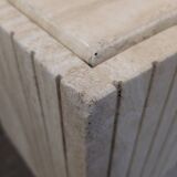 Vintage travertine coffee table from the 80s.