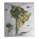 MDI school map: SOUTH AMERICA - OCEANIA fauna vegetation.