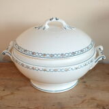 Old tureen Longwy service Spring Border