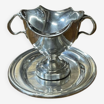 Christofle Saucière in silver metal