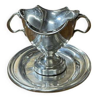 Christofle Saucière in silver metal