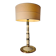 solid brass living room lamp signed 71x40 Spain in very good condition