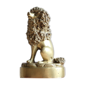 Caniche royal en bronze doré, époque XIXème