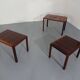 Danish Rosewood Nesting Tables, 1960s, Set of 3