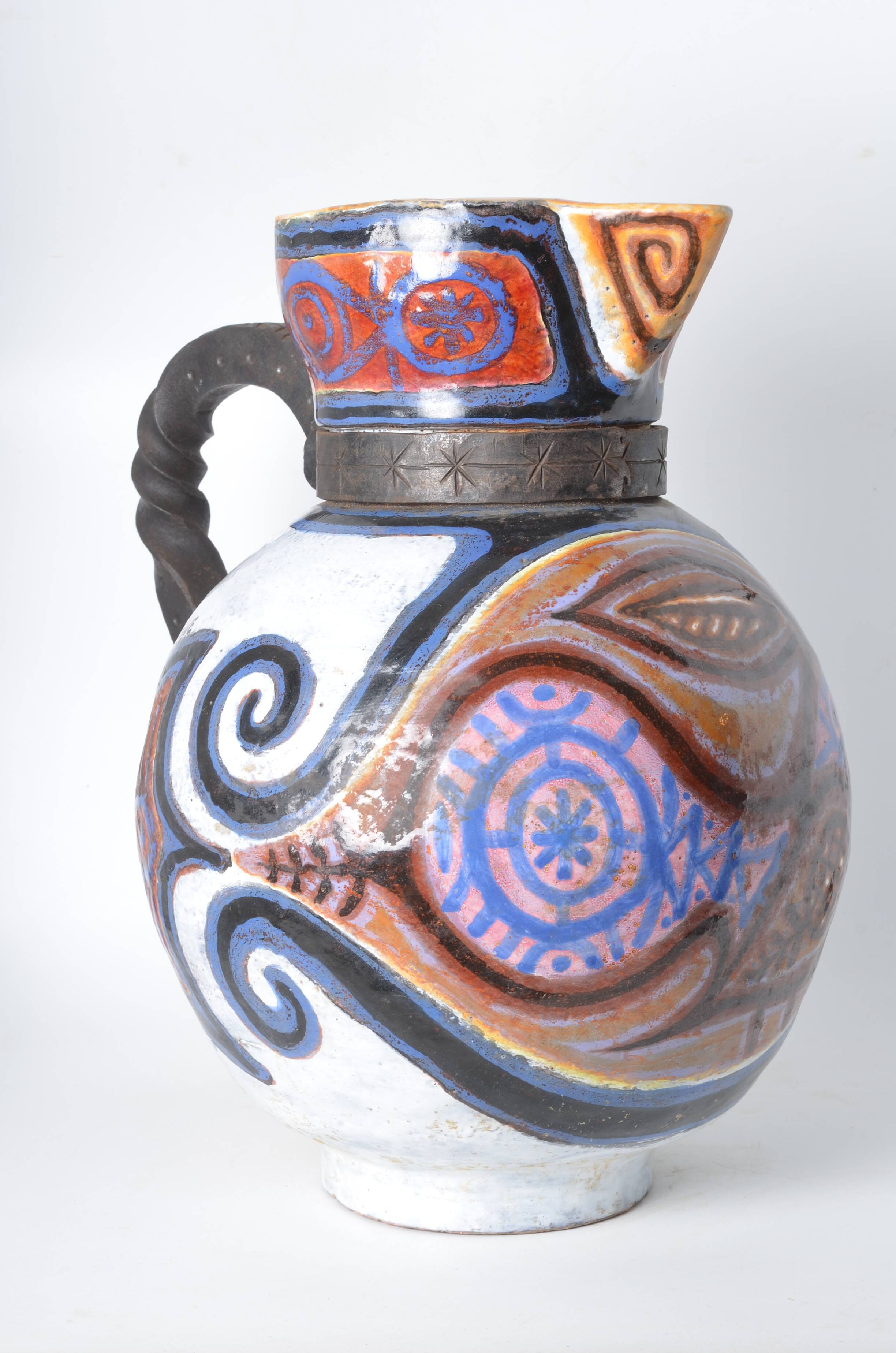 Jacques Poussine ceramic jug