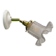 Vintage frosted glass tulip wall light (APJ1)