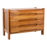 Regain House. Elm chest of drawers. Circa 1970.