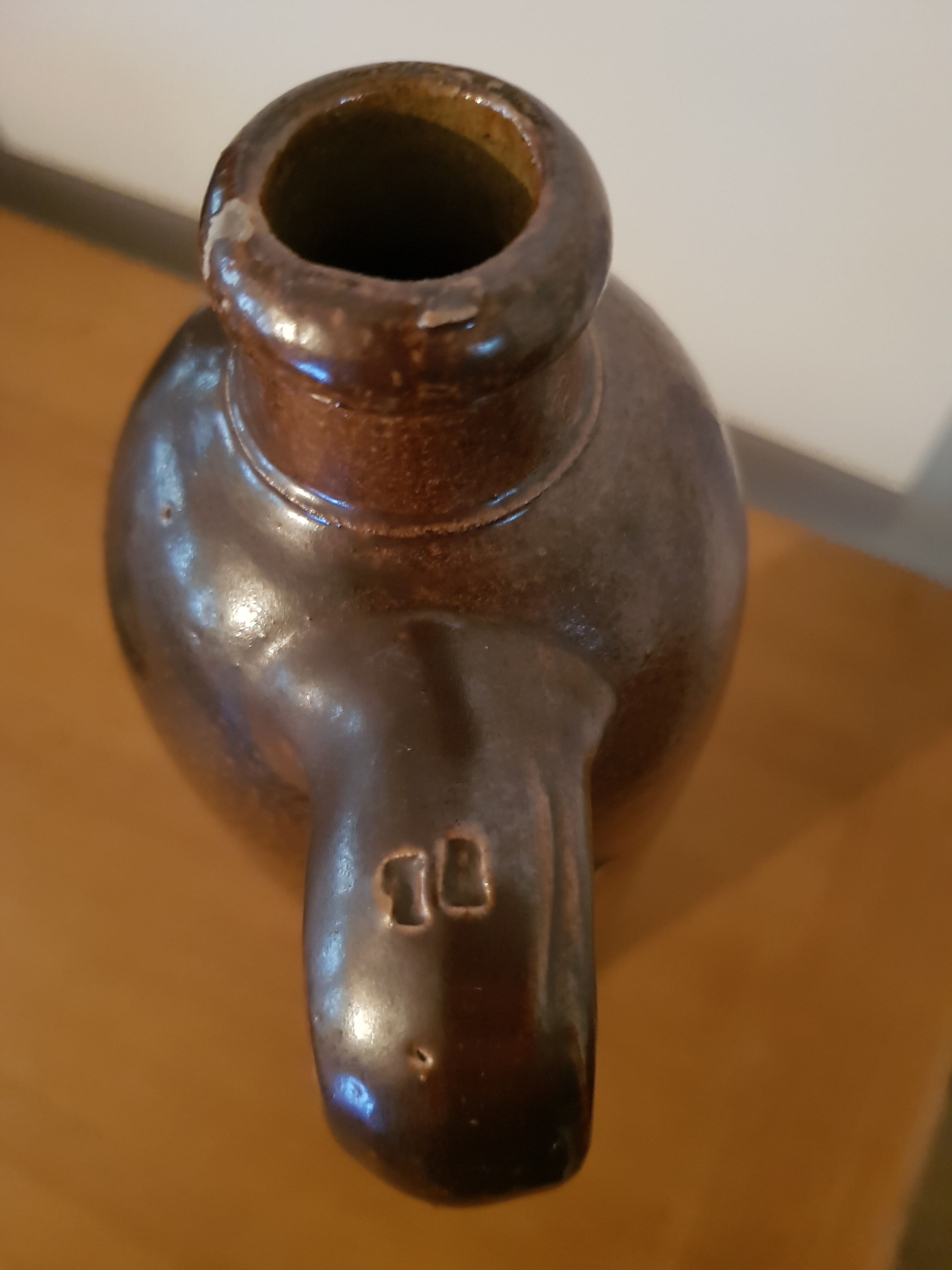 Vintage stoneware bottle