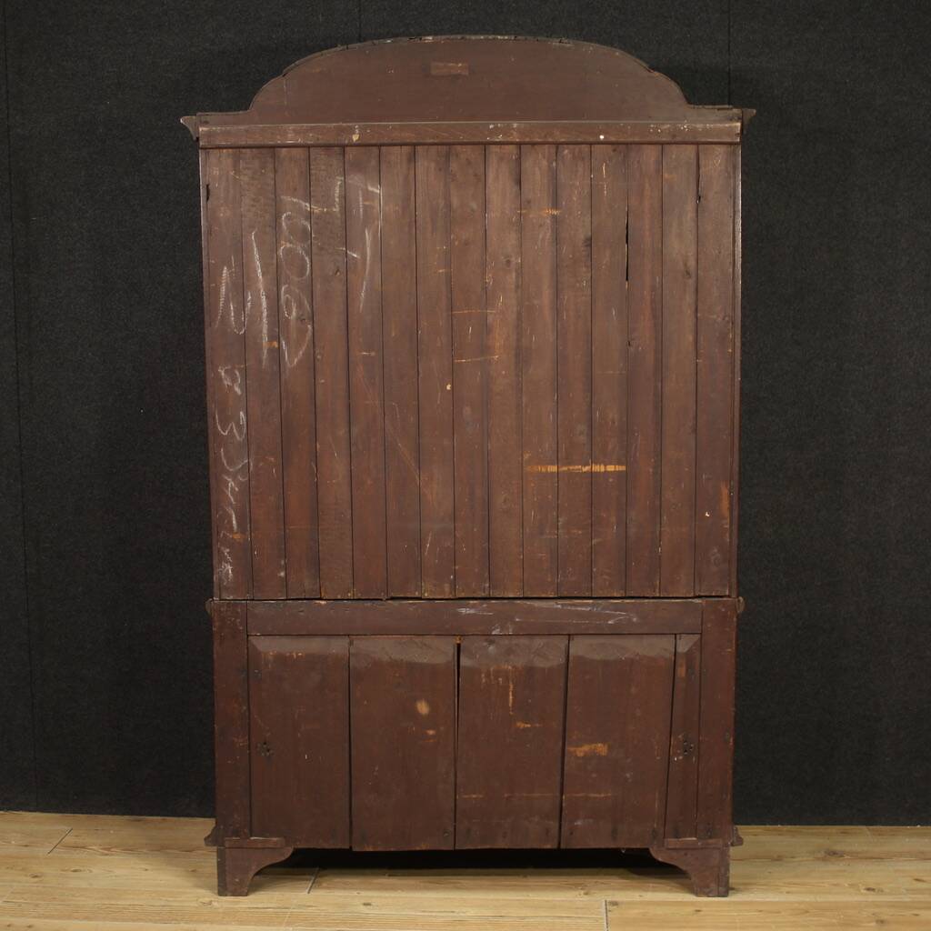 Vitrine marquetée hollandaise du XIXe siècle
