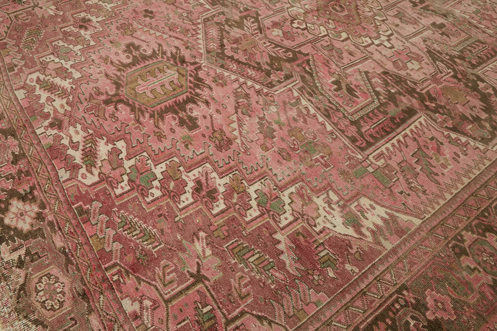 1970s 302 cm x 383 cm beige wool carpet