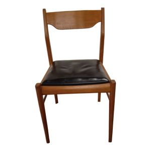 Chaise scandinave des - teck