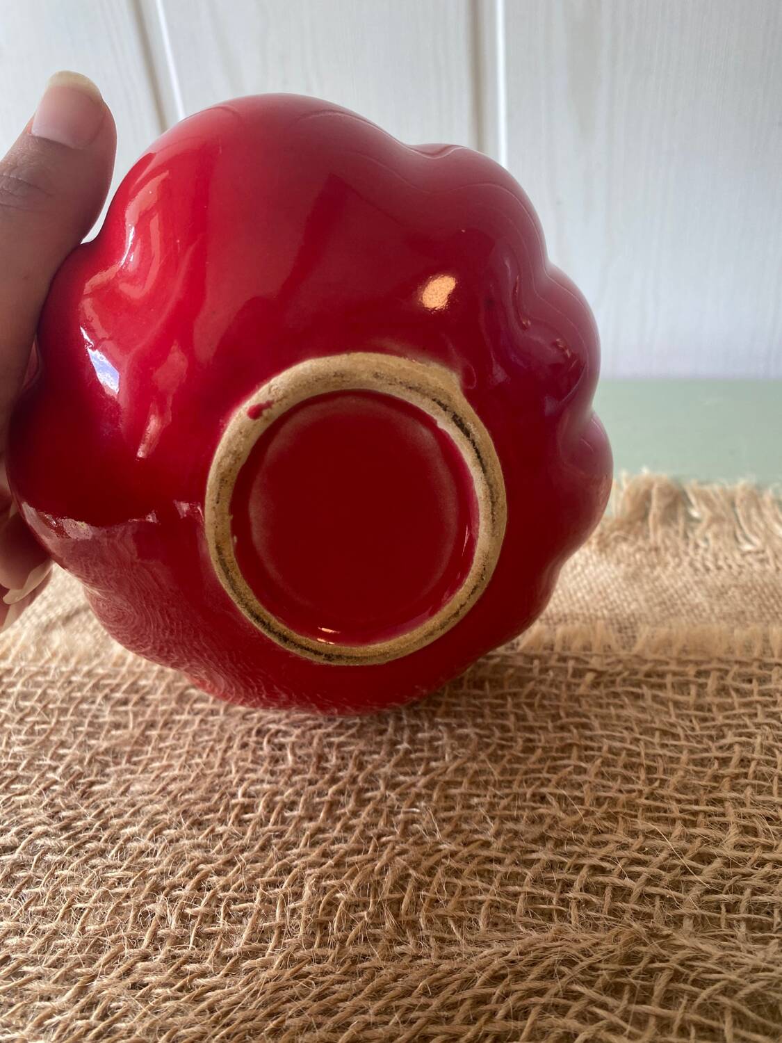 Tomato sugar bowl