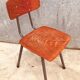 Vintage Pagholz chair in moulded wood and metal, 1960s