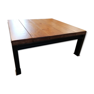 Table basse style industriel