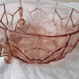 Glass salad bowl