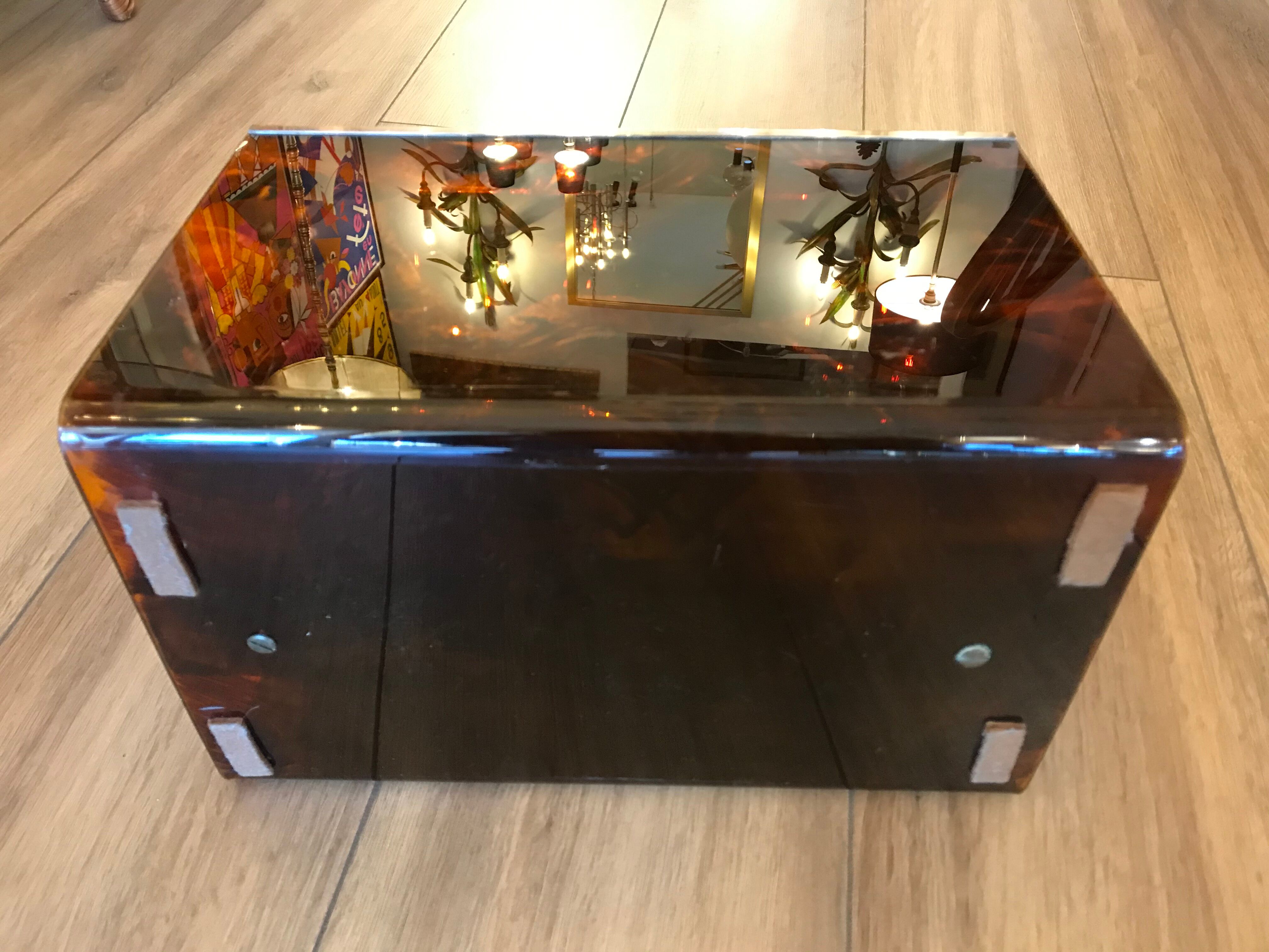 Door reviews brass and fake tortoiseshells Maison Mercier 1970