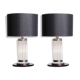 Set de 2 lampes de table moderniste art déco