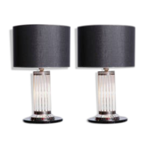 Set de 2 lampes de table moderniste art déco