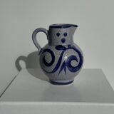 Blue mini carafe West Germany H14.5