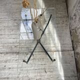 60s glass coffee table