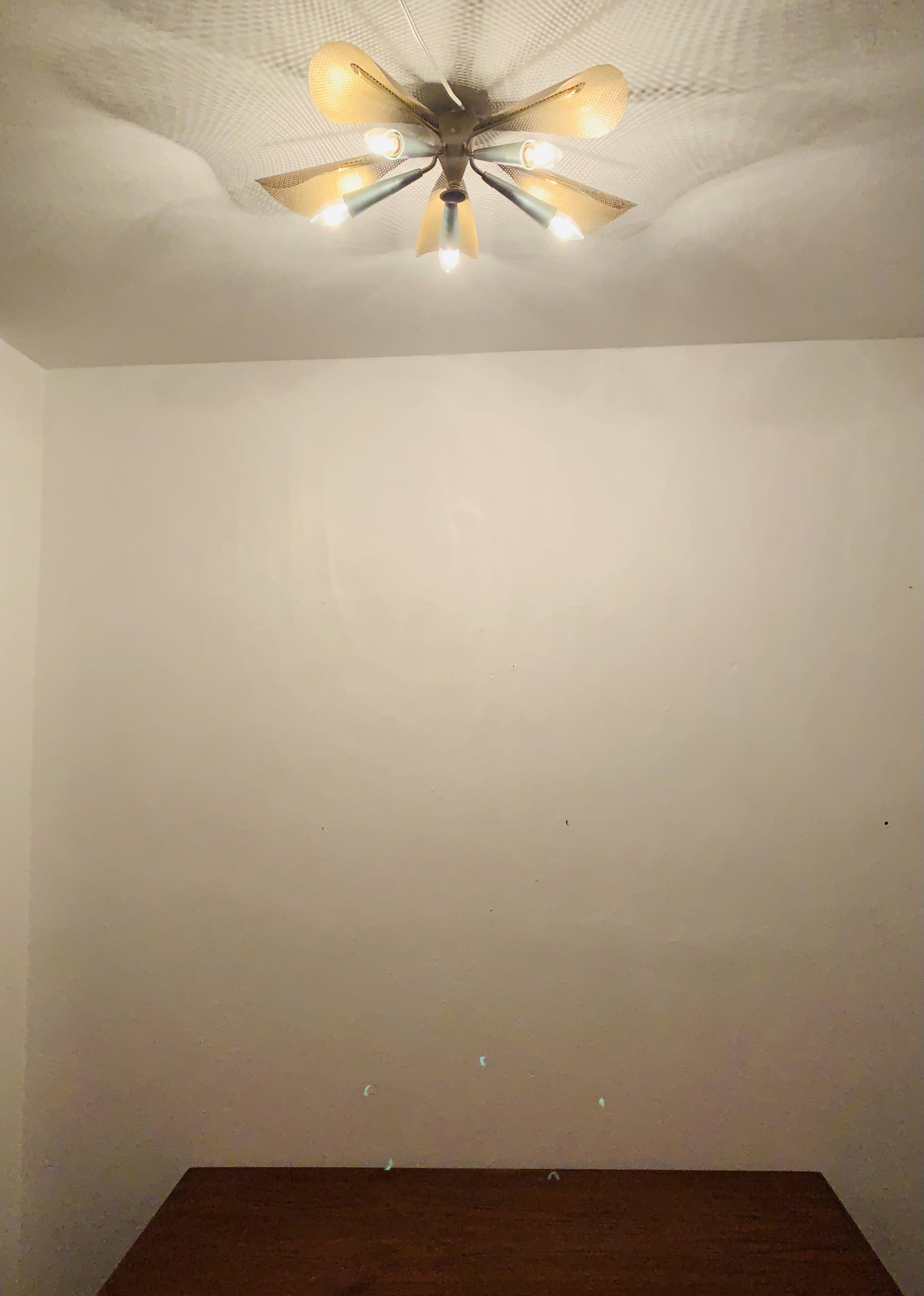 Golden Italian Flush lamp