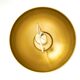 Small dome pendant in brass by Florian Schulz, Germany.