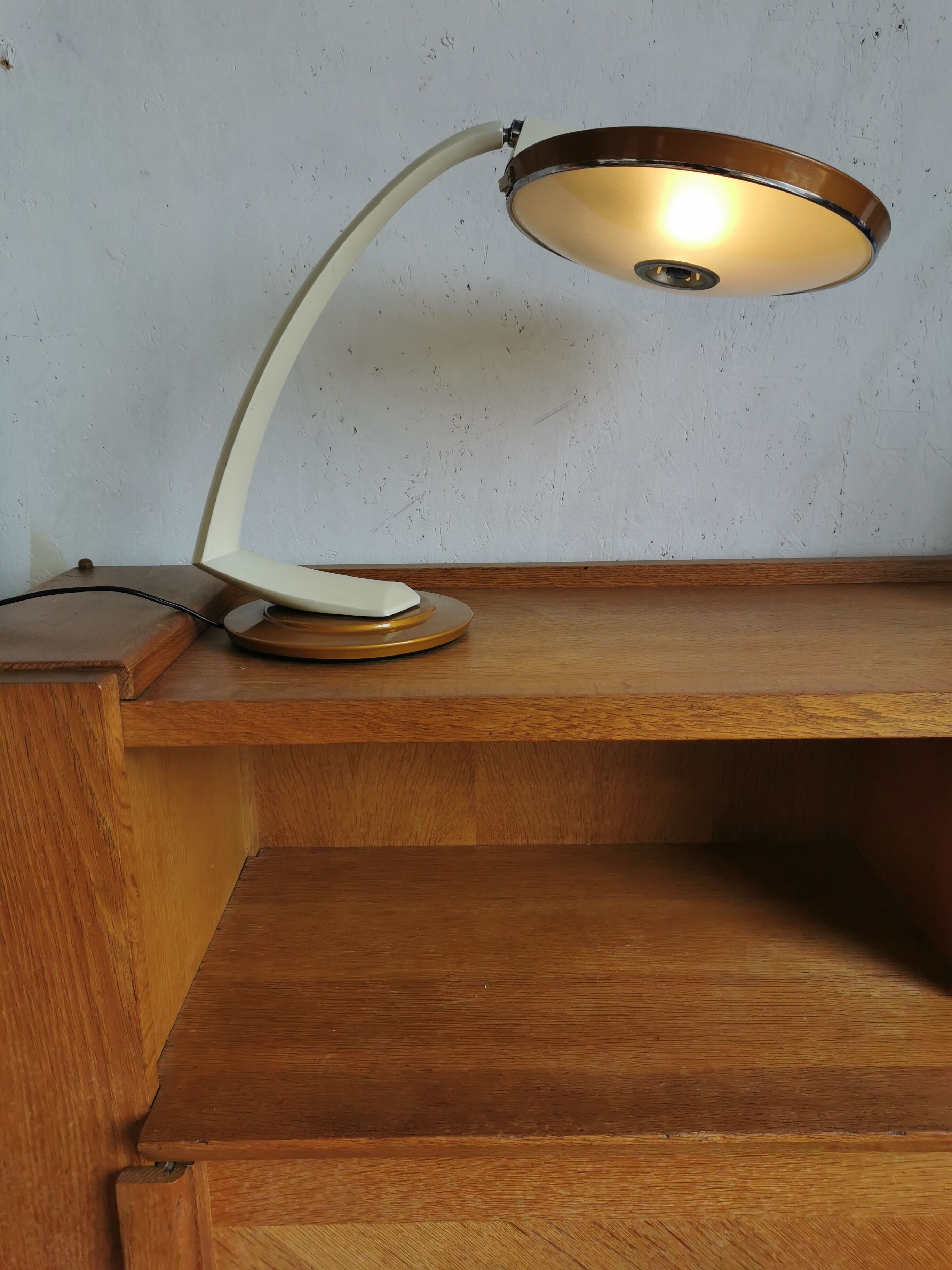 Lampe de bureau Fase "Boomerang" des années 70