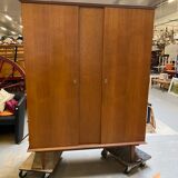 Vintage compass foot cabinet