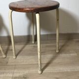 Pair of industrial stools