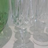 Set of 6 glasses of Arques crystal wine