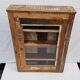 Vitrine en teck