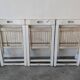 Set of 3 Vintage TRIESTE Foldable Chair by Aldo Jacober, 1970s Mid-Century