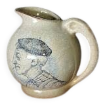 Ceramic jug signed Cazalac