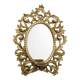 Miroir bougeoir en laiton