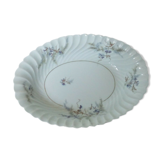 Plat ovale corbeille porcelaine de Limoges haviland modele orsay