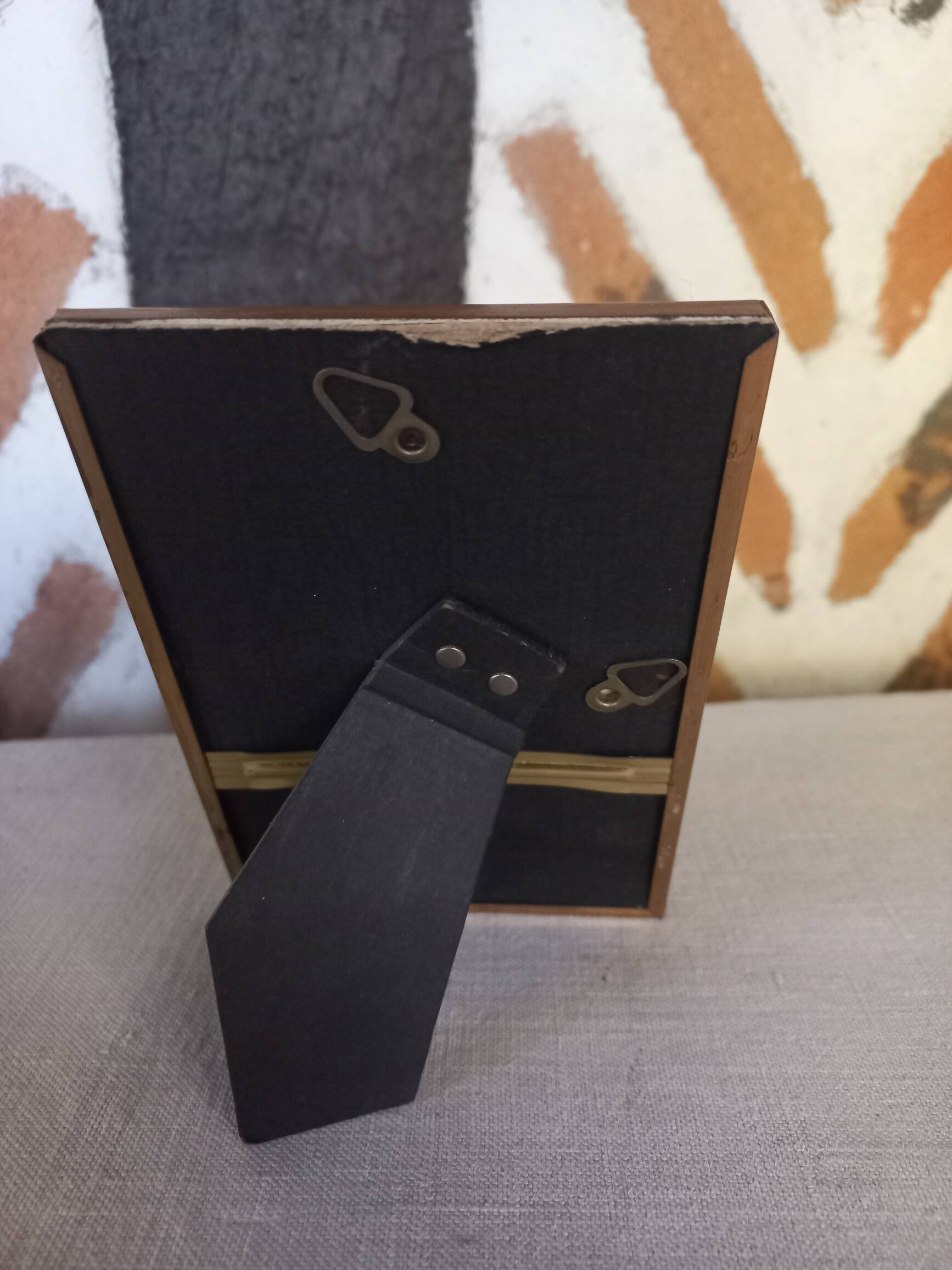 Gold metal photo frame