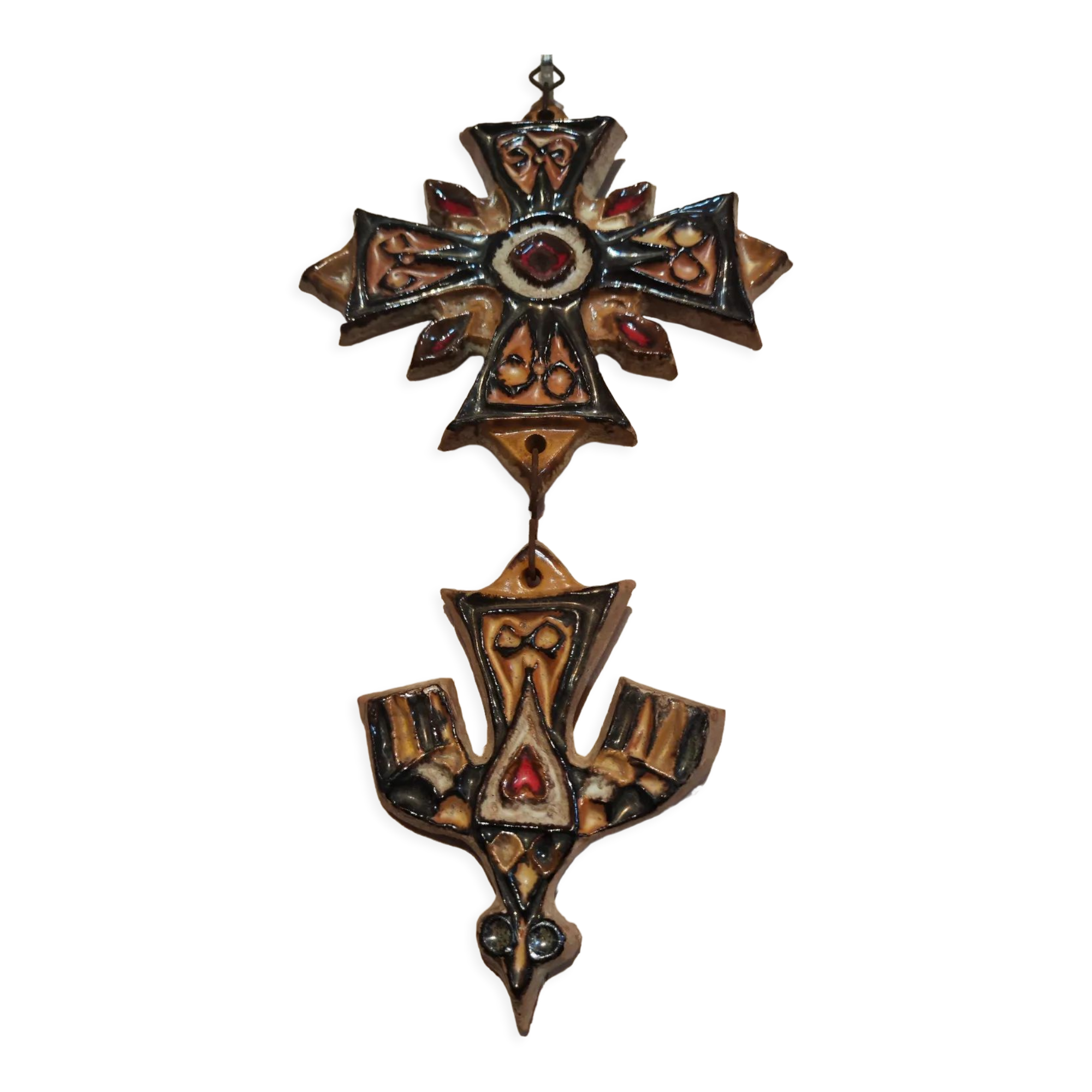 Huguenot Cross by Roland Zobel, circa 1960.
