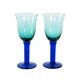 Pair of colourful glasses, Danish design, 1970s, manufactured in Denmark