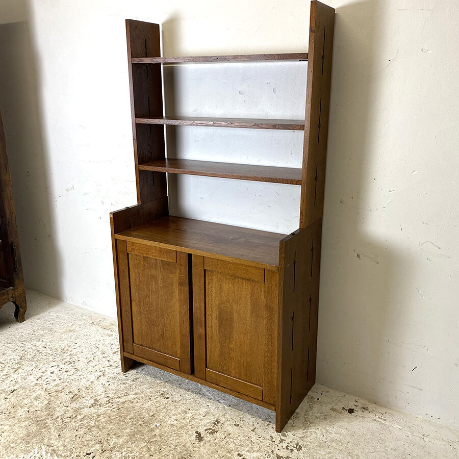 Etagère modulable chêne massif vintage 80's