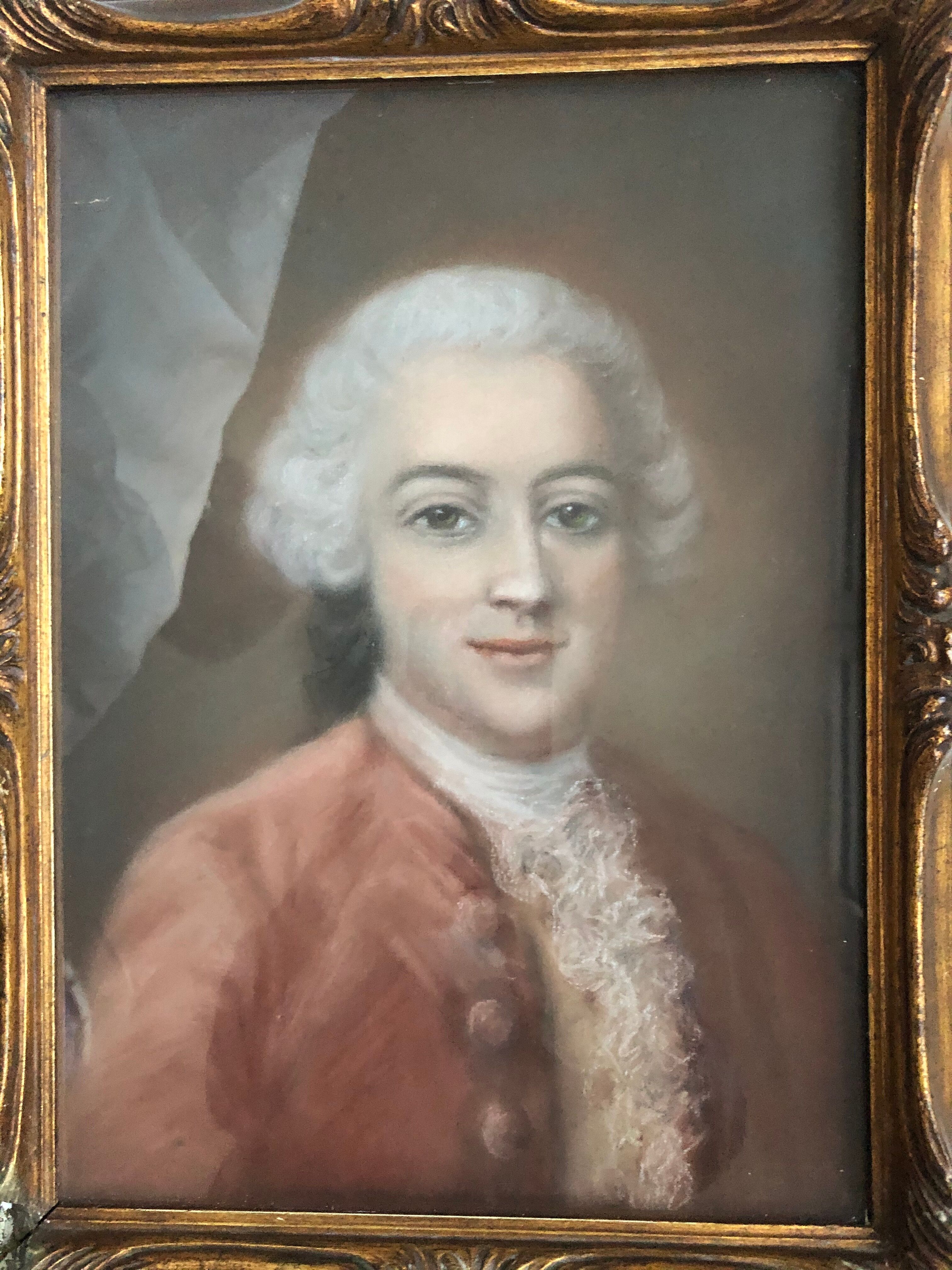 Painting portrait man