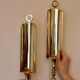 Pair of mid-century Swedish brass sconces