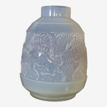 Opalescent vase Edmond Etling