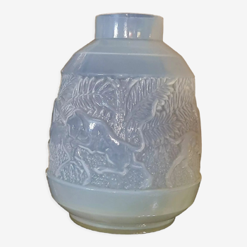 Vase opalescent  Edmond Etling