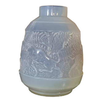 Opalescent vase Edmond Etling