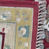 Tapis ancien agra français janus point lys 250x350 cm