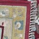 Large carpet old Agra French Janus point made Lily hand 250 X 350 CM