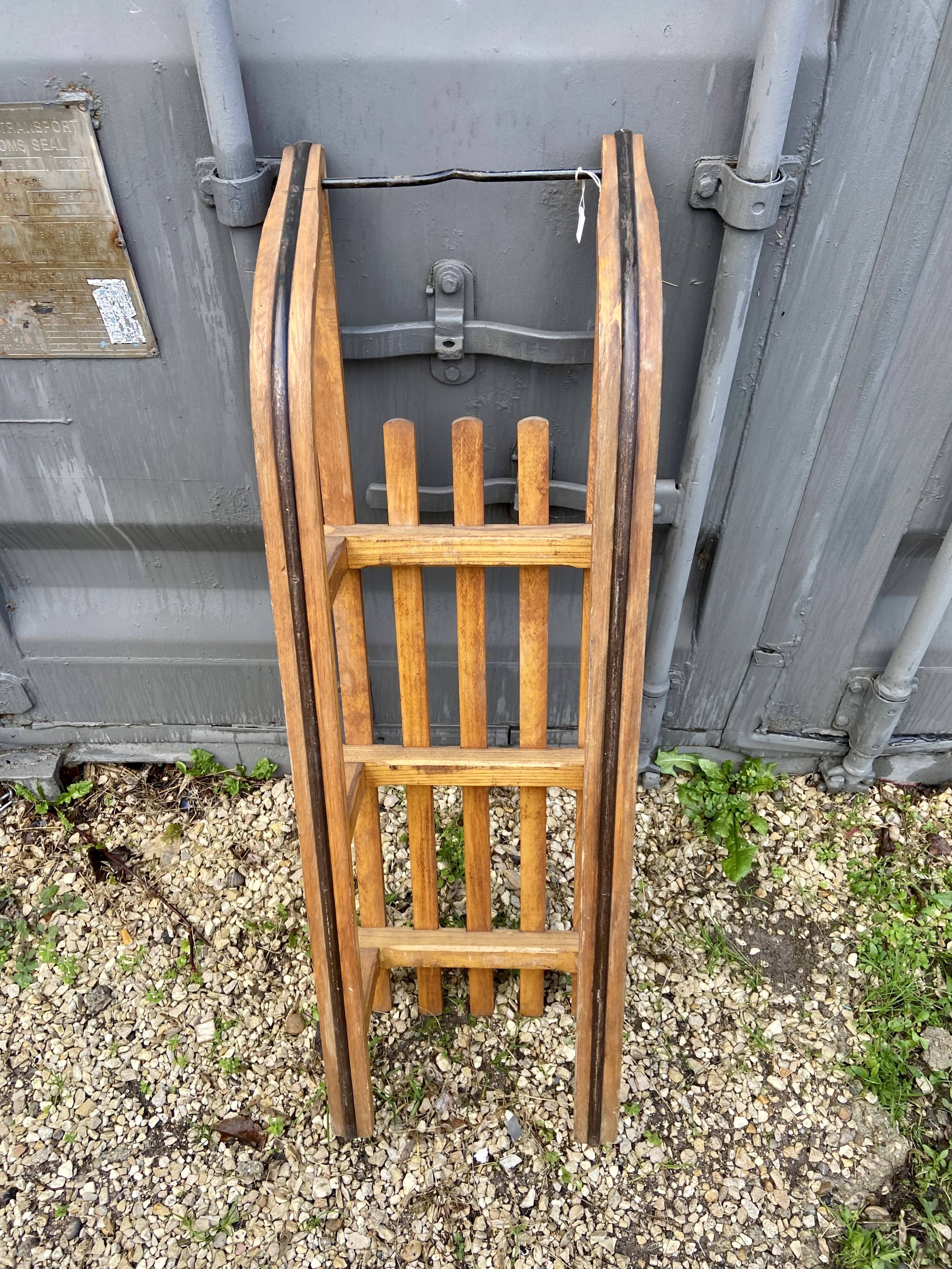 Old wooden sledge