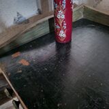 Antique Gien cylinder vase