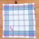 Nappe campagne chic et ses 6 serviettes monogrammées vg